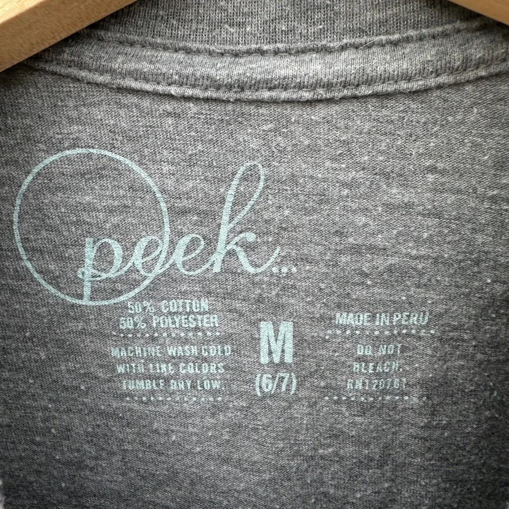 Peek Make Your Own Luck Pinch Proof T-Shirt St. Patrick's Day Gray Sz Medium 6/7